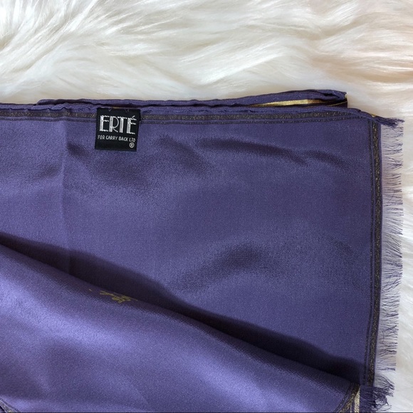 Rare ERTE All Silk Scarf - Made in Italy - Vintage - Picture 2 of 4